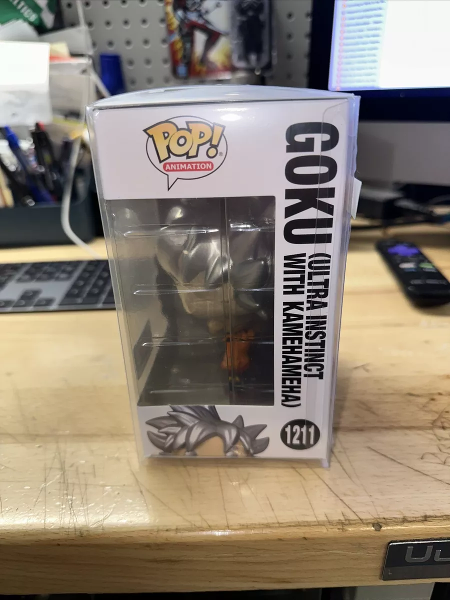 Goku Ultra Instinct Kamehameha Funko POP - 2022 NYCC Exclusive Con Sticker