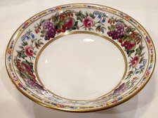 Spode PROVENCE Coupe Cereal Bowl Fruit and Flowers Rimmed 6 5/8 wide Y8599