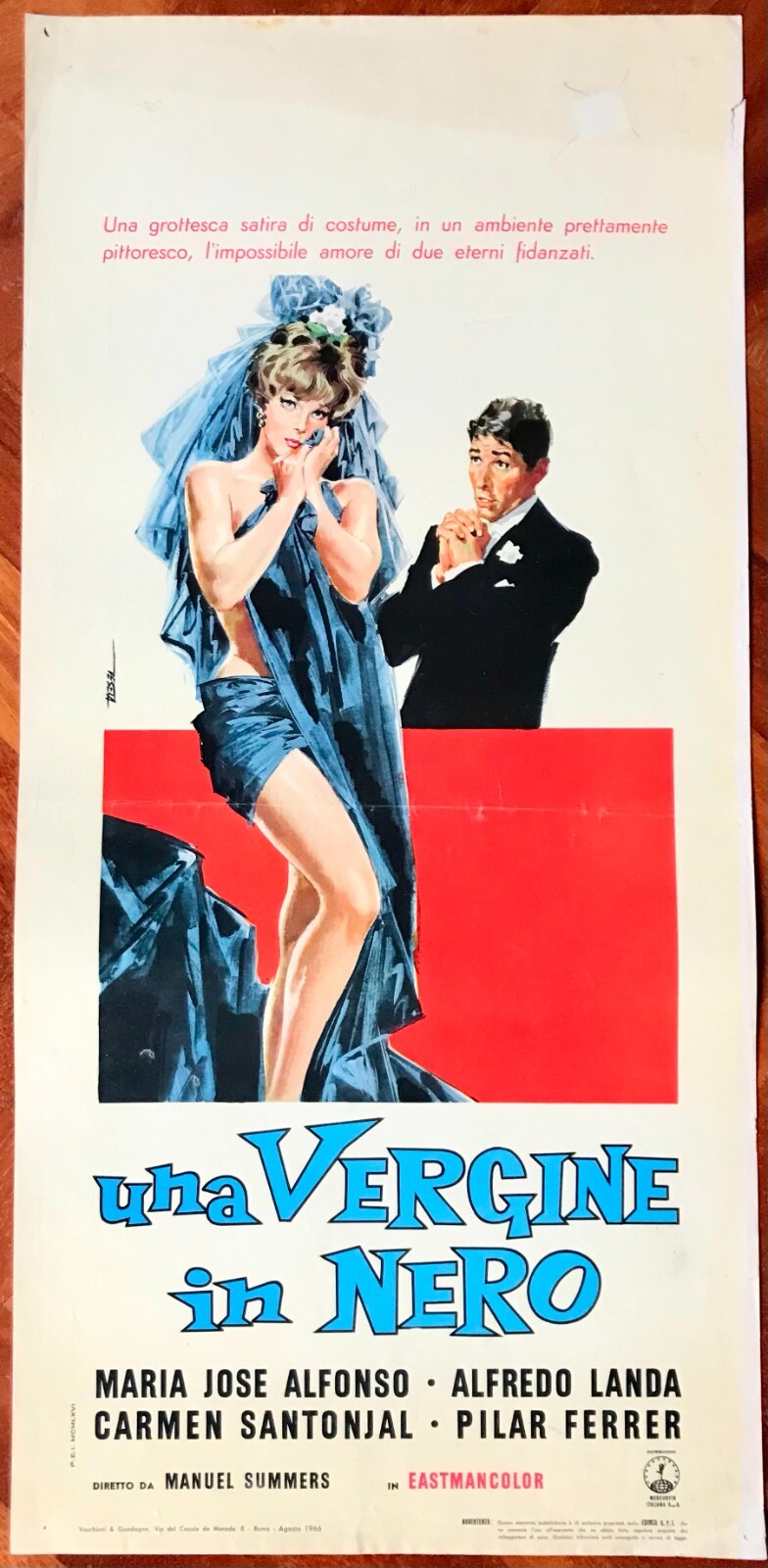 Locandina di Una vergine in nero (1964)