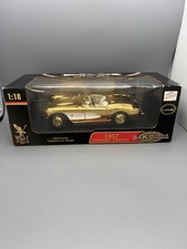 Road Signature 1957 Chevrolet Corvette 24k Gold Plated 2000 Millennium Series