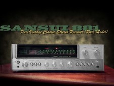 SANSUI 881 🌈RaRe🌈 Ricevitore stereo vintage