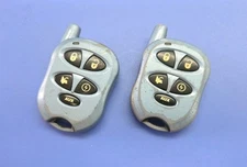 PAIR of  NORDIC START 5-BUTTON REMOTE START TRANSMITTER FOB NAHTDK4 - TESTED