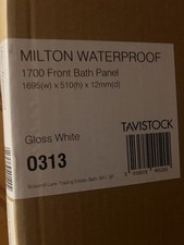 Universal Tavistock Milton Front Bath Panel White, 1700 x 515mm