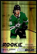 2024-25 UPPER DECK SYNERGY ROOKIE JOURNEY GREEN PARALLEL - MAVRIK BOURQUE