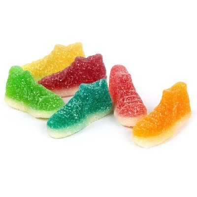 Bayside Candy Gummy Sour Sneakers Kicks Candy Gummies-Shoe Shaped Sweet and Sour