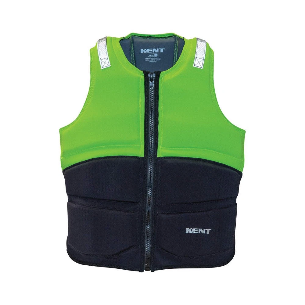 KENT SAFETY 151700-400-070-21 Fishing Vest,3XL,11.5lb,Green 792Y13