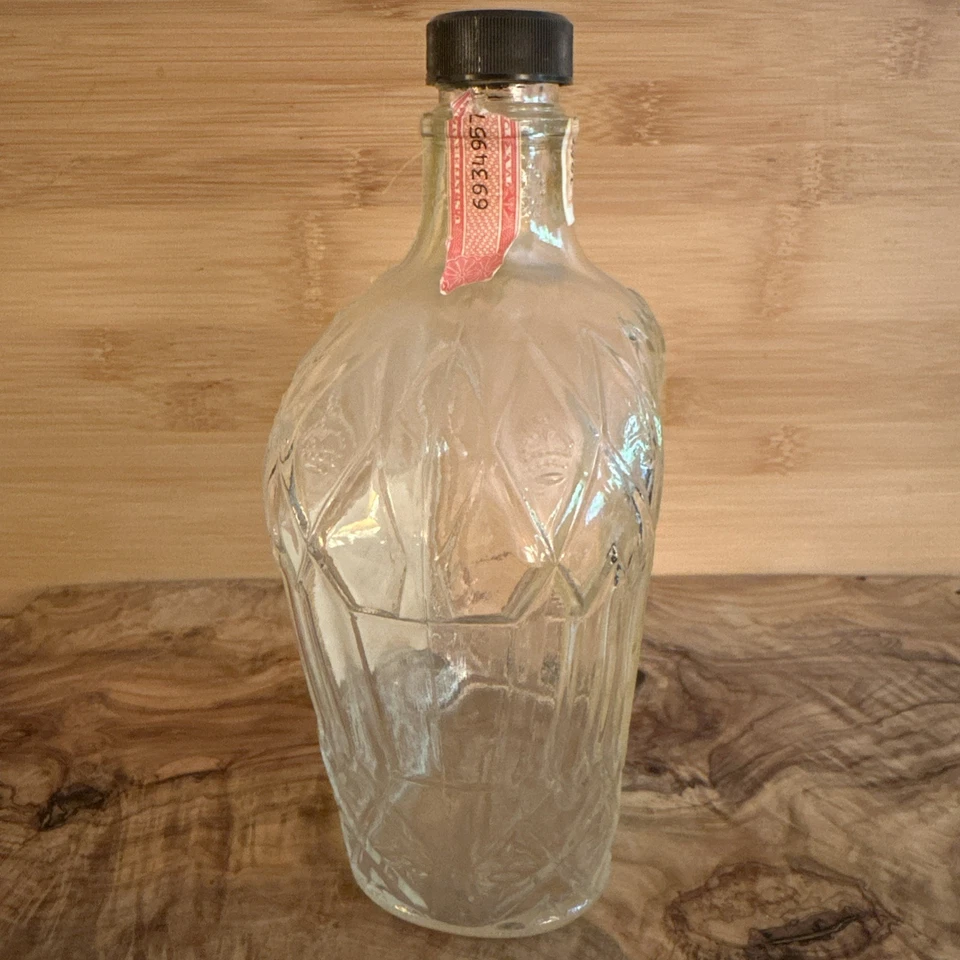 Vintage 1967 Seagrams CROWN ROYAL Fifth Bottle With Tax Stamp - Image 2 of 4