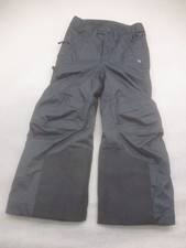 Rei Size XXS 4/5 Kids Black Reinforced Ankle Adjustable Waist Snowpants 254