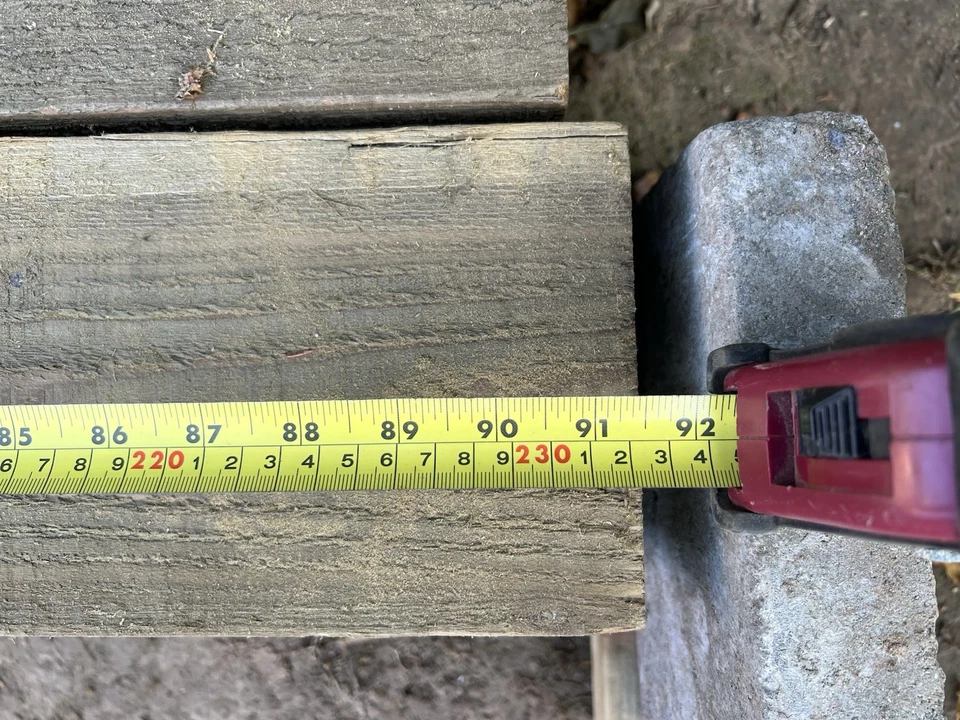 Sawn treated posts. 2.3m x 150mm x 150mm - Image 4 of 4