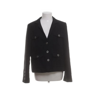 Laura Clement, Blazer, Größe: 46, Schwarz, Baumwolle/Polyester, Damen #ZCR
