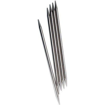 ChiaoGoo Red Stainless Steel Knitting Needles US 0 Size Set of 5 Double Pointed