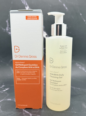 Dr Dennis Gross Alpha Beta Aha/Bha Daily Cleansing Gel 7.5 oz/ 225 Ml -In Box