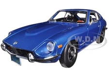 1971 DATSUN 240Z BLUE 1/18 DIECAST MODEL CAR BY MAISTO 31170