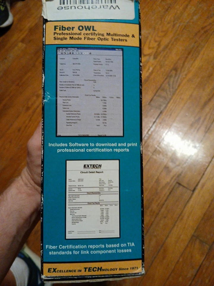 Extech Instruments FO600 Fiber Optical Power Meter in Case with USA Please Read. - Image 4 of 4