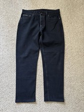 Calvin Klein Jeans Mens Size 34x29 Short Navy Standard Straight Jeans Stretch