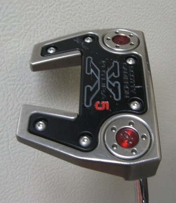 Scotty Cameron Titleist Futura X5 Putter 3 button, 15gm weights, 33.8'' SNSR Grip