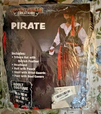 Spooktacular Creations Pirate Costume Men  s Large Plundering Sea Captain