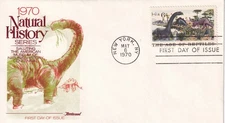 STAMP US SCOTT 1390 "Natural History" "Reptiles" 6 CENT 1970 FDC - B