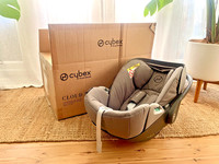 Cybex Platinum Cloud Z2 iSize Baby Car Seat Mirage Grey WITH Iso-fix swivel base