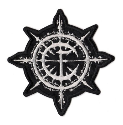 Carpathian Forest Patch Enthrone Norwegian Black Metal Black N Roll Band Logo