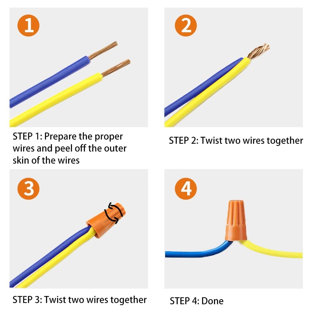 Electrical Wire Connector Nuts Kit 330 Piece Assortment