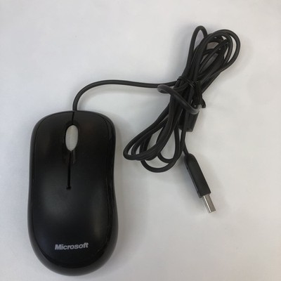 Microsoft Basic Optical Mouse v2.0 Model 1113 USB Black Wired PS2 Compatible PC