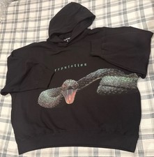 Taylor Swift Reputation Snake Hoodie Black 3XL Oversized Official Tour Merch