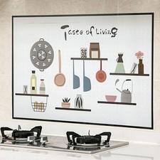 Oil Proof Wall Stickers Wallpaper Kitchen Backsplash Wall Sticker Protector