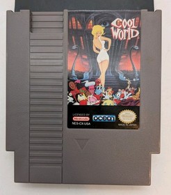 Cool World Nintendo Entertainment System 1993 NES Cart & Manual Tested VGC