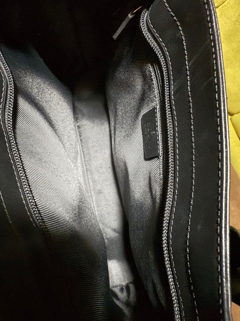 GUCCI Tote Bag A4 GG Canvas Leather Black Unused Condition thumbnail 2