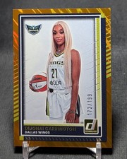 Di'jonai Carrington Orange Laser Holo /199 2025 Donruss WNBA Basketball 27 Wings