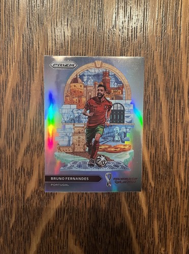 Bruno Fernandes #20 2022 Panini Prizm World Cup National Landmarks card
