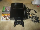 Sony PlayStation 3 40GB PS3/ PS one Backwards Compatible Console (CECHH01  Black