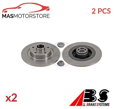 BREMSSCHEIBEN SATZ PAAR HINTEN ABS 18610C 2PCS P FÜR RENAULT ESPACE V