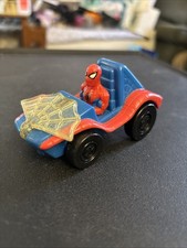 VINTAGE 1996 MCDONALDS HAPPY MEAL TOY MARVEL SPIDER-MAN VEHICLE FLIP DOWN WEB