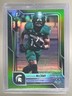 Chrishon McCray 2025 Bowman Chrome University #155 Lime Green Refractor /275