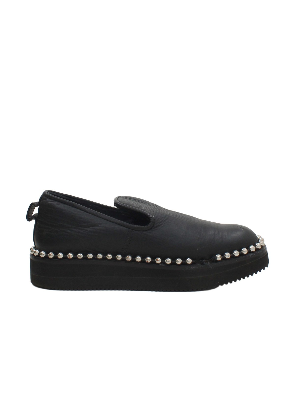 Alexander Wang Women's Flat Shoes UK Black 100% Other Loafer