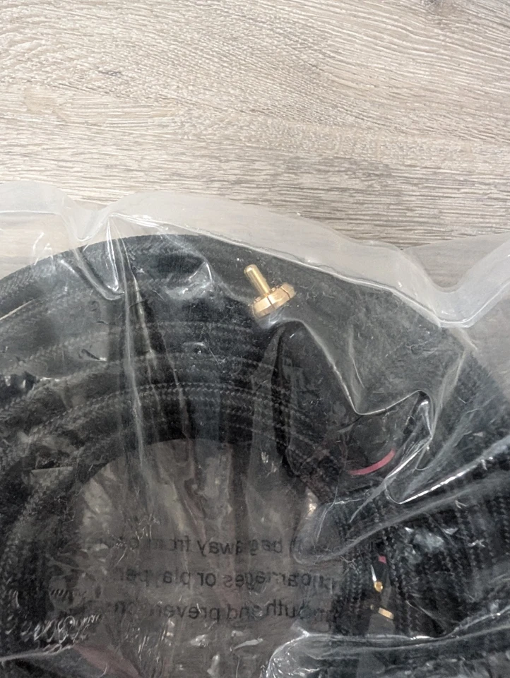Cable RCA coaxial/subwoofer digital serie Monoprice Onyx - 50 pies, nuevo en bolsa Foto 3 de 4