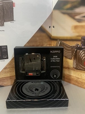 Zippo 47218, 2026 Collectible of the Year, Carved Black Ice Armor