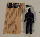 GI Joe 1983 Hooded Cobra Commander complete with card