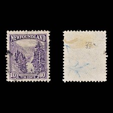 8253: Newfoundland SG172a 10c Dark violet 1928 Used C£35
