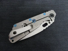 Custom Titanium Deep Carry Pocket Clip for Strider SNG Strider SMF Stride knives