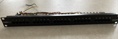 Synergy 21 '' Patchpanel Netzwerk Patchfeld 25 Ports Schwarz