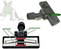 Top KombidüSe, 2 Gleitrollen FüR Teppich & HartböDen FüR Siemens Staubsauger Wow