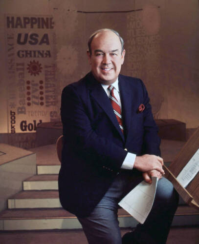 Charles Kuralt on On The Road 1988 Old TV Photo - Picture 1 of 1