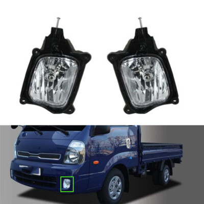 1 Pair Front bumper fog lights For KIA Bongo3 K2500 K2400 2012+  922014E500