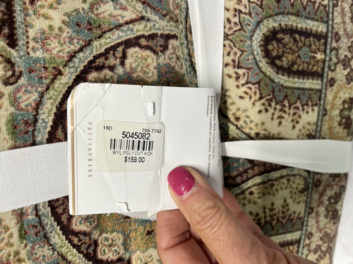 1 Pottery Barn WYLIE Paisley Print Duvet Cover King / California Size Multi NEW - Picture 6 of 10
