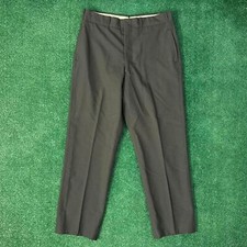 Vintage US Army Military Pants Grey Pleated Type 1 Class 3 Poly Wool Tropical
