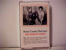 The Simmons Family Stone County Dulcimer CASSETTE TAPE FOLK COUNTRY C17