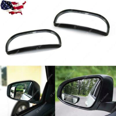3.4'' Adjustable Stick On Rearview Blind Spot Wide Angle Mirrors Car Truck SUVs